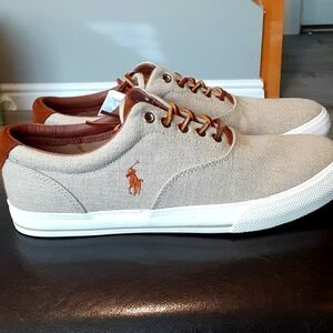 Polo Ralph Lauren shoes size 11 Tan and brown